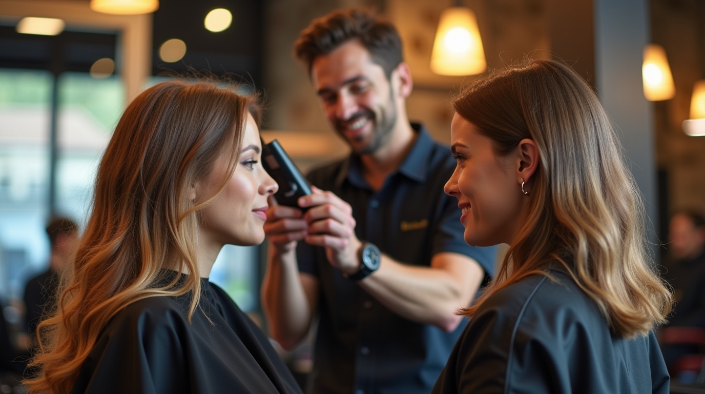 Coupe mi-longue effilée